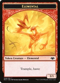 Elemental (009) // Goblin Double-Sided Token [Modern Horizons Tokens] | Empire Gaming NC