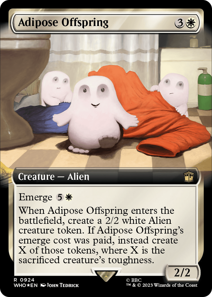 Adipose Offspring (Extended Art) (Surge Foil) [Doctor Who] | Empire Gaming NC