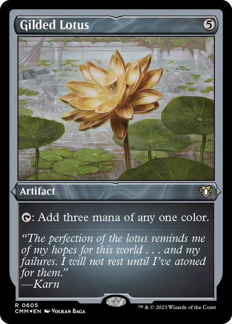 Gilded Lotus (Foil Etched) [Commander Masters] | Empire Gaming NC