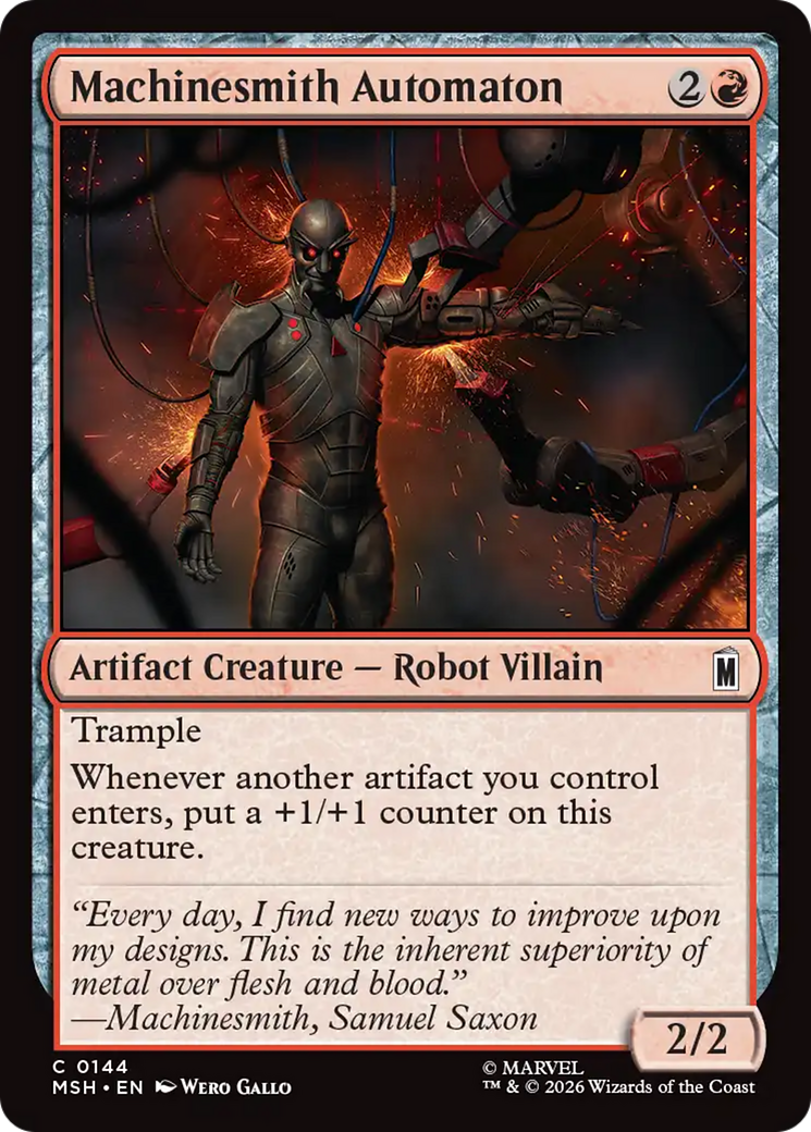 Machinesmith Automaton [Marvel Super Heroes] | Empire Gaming NC