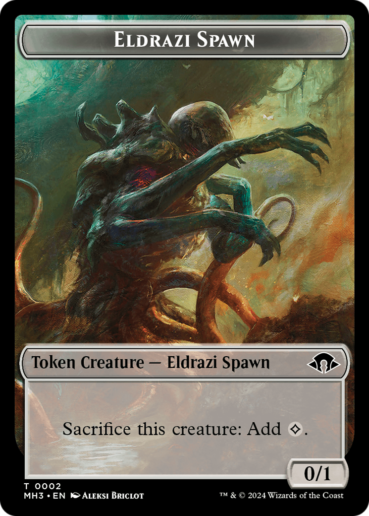 Eldrazi Spawn // Energy Reserve Double-Sided Token [Modern Horizons 3 Tokens] | Empire Gaming NC