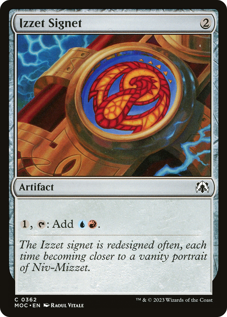 Izzet Signet [March of the Machine Commander] | Empire Gaming NC