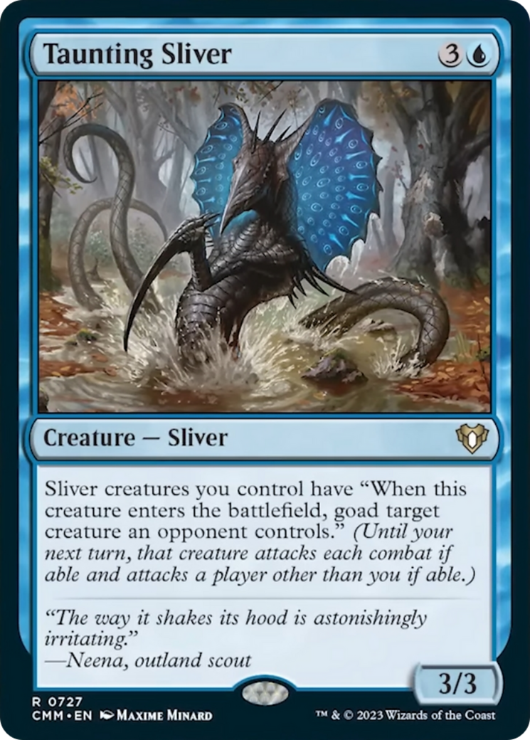 Taunting Sliver [Commander Masters] | Empire Gaming NC