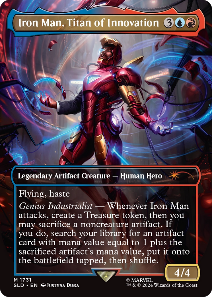 Iron Man, Titan of Innovation (Rainbow Foil) [Secret Lair Drop Series] | Empire Gaming NC