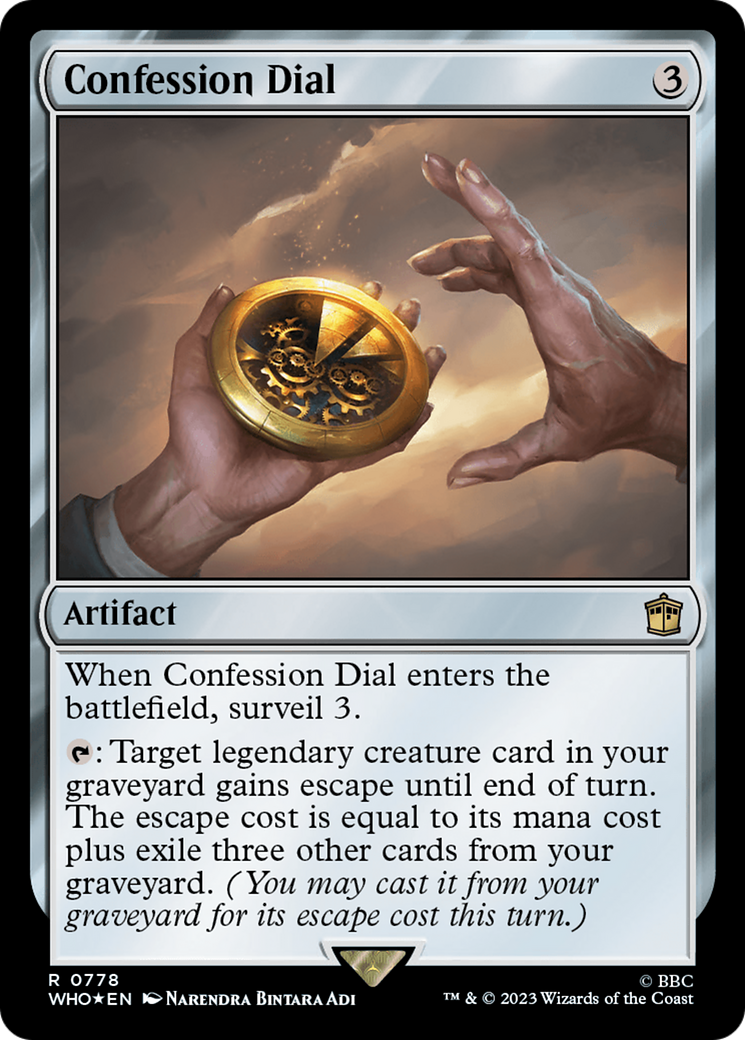 Confession Dial (Surge Foil) [Doctor Who] | Empire Gaming NC