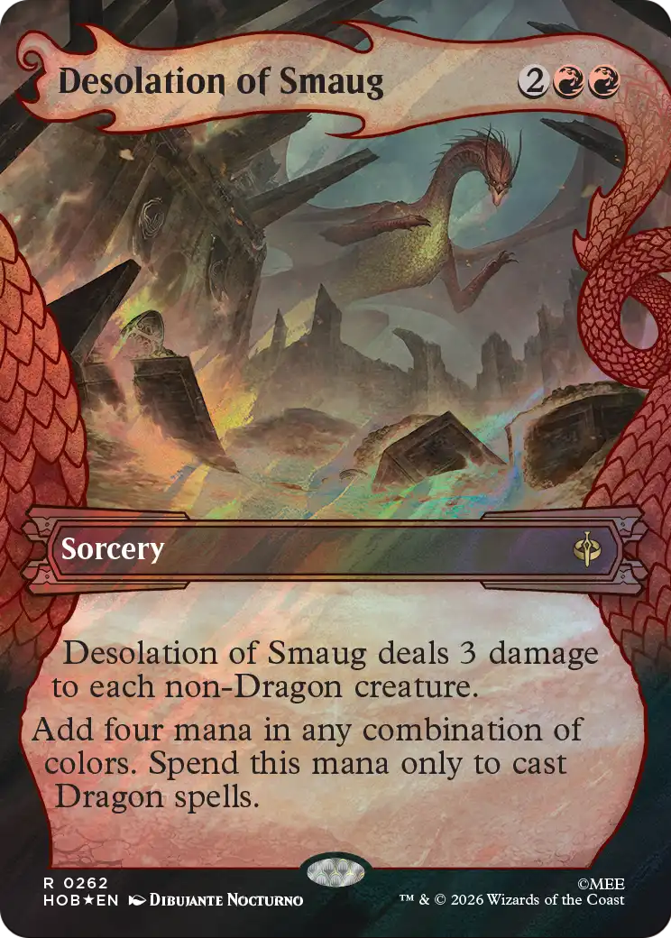 Desolation of Smaug (Showcase) (Surge Foil) [The Hobbit] | Empire Gaming NC