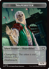 Shapeshifter // Golem (0013) Double-Sided Token [Edge of Eternities Commander Tokens] | Empire Gaming NC