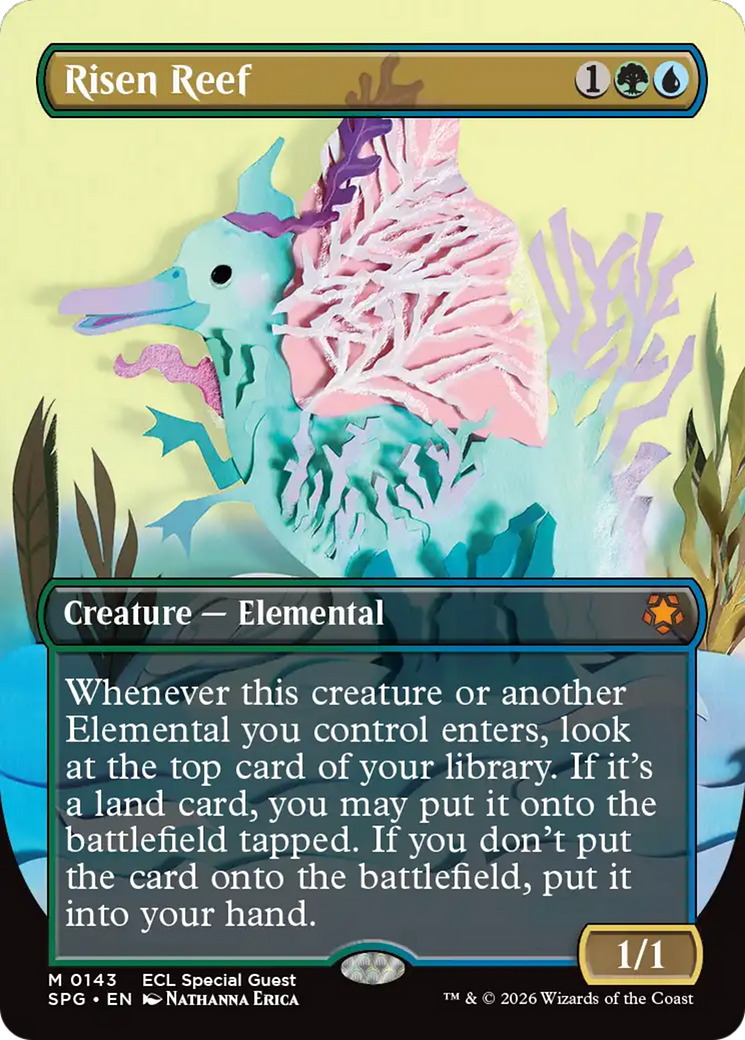 Risen Reef (Borderless) [Lorwyn Eclipsed Special Guests] | Empire Gaming NC
