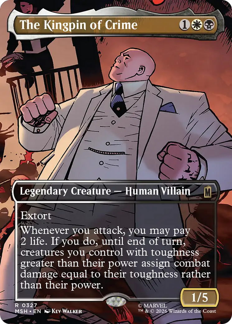 The Kingpin of Crime (Borderless) (0327) [Marvel Super Heroes] | Empire Gaming NC