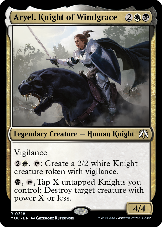 Aryel, Knight of Windgrace [March of the Machine Commander] | Empire Gaming NC