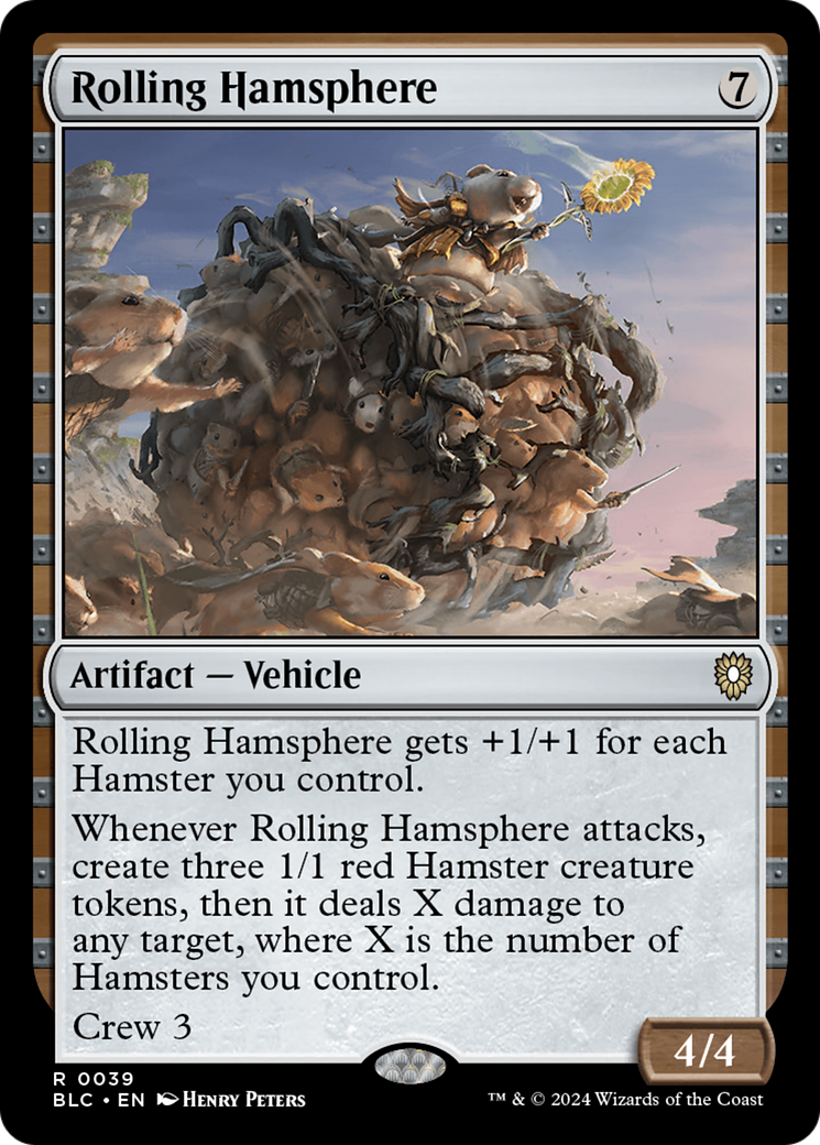 Rolling Hamsphere [Bloomburrow Commander] | Empire Gaming NC