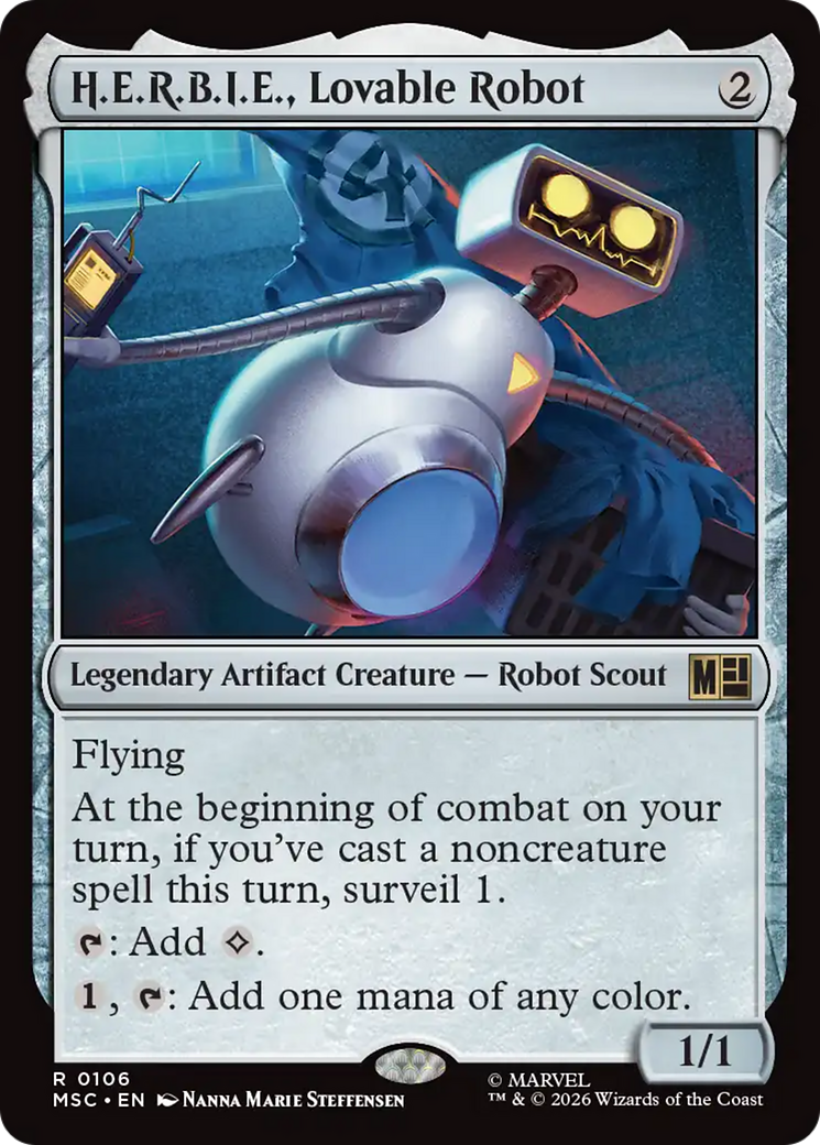 H.E.R.B.I.E., Lovable Robot [Marvel Super Heroes Commander] | Empire Gaming NC