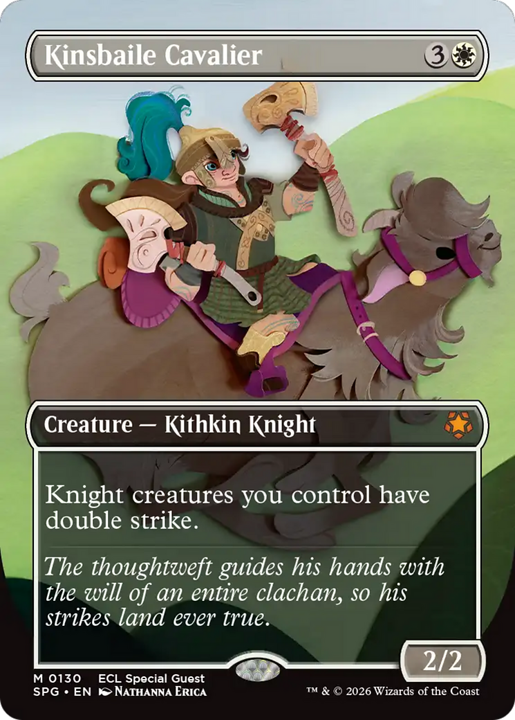 Kinsbaile Cavalier (Borderless) [Lorwyn Eclipsed Special Guests] | Empire Gaming NC
