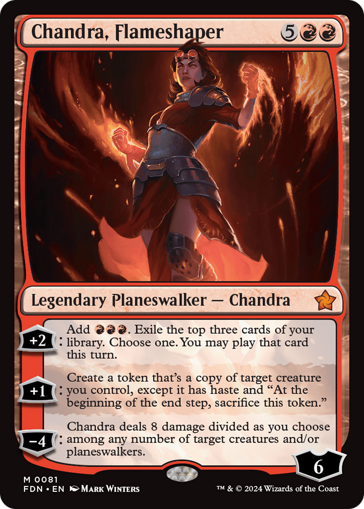 Chandra, Flameshaper [Foundations] | Empire Gaming NC