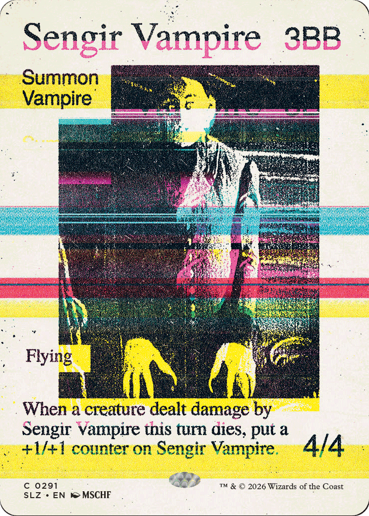 Sengir Vampire (0291) [Secret Lair x MSCHF: The Zeta Set] | Empire Gaming NC
