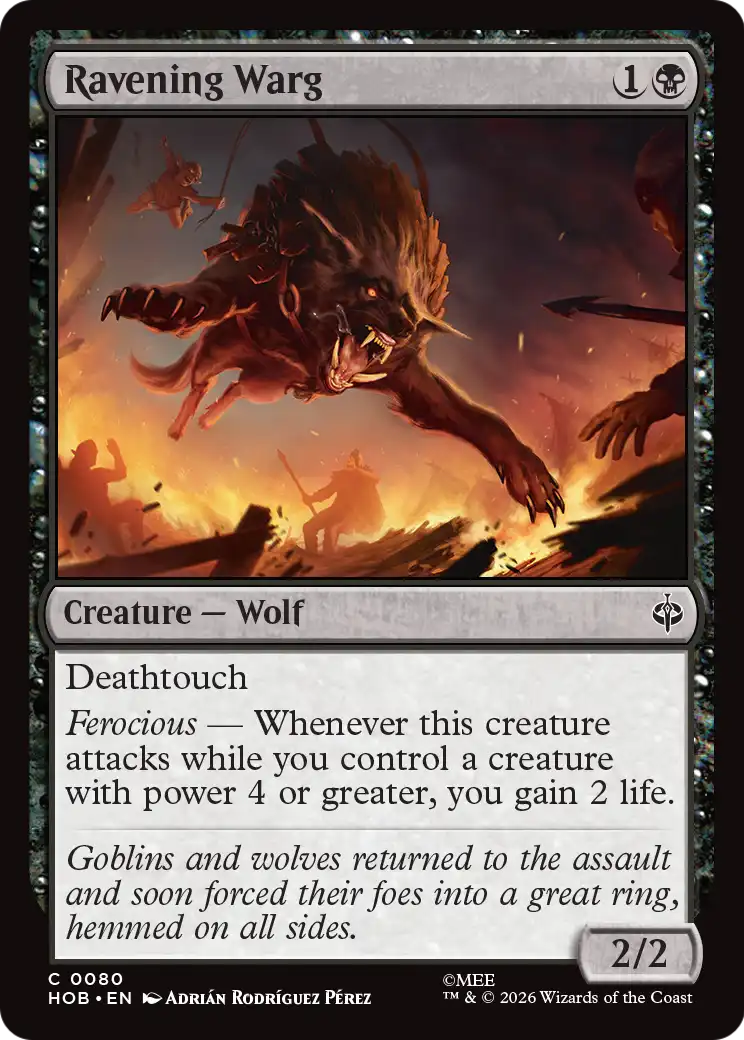 Ravening Warg [The Hobbit] | Empire Gaming NC