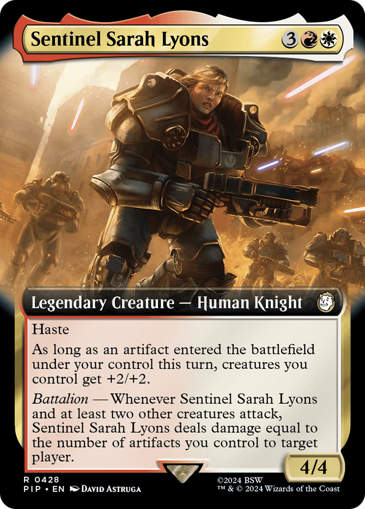 Sentinel Sarah Lyons (Extended Art) [Fallout] | Empire Gaming NC