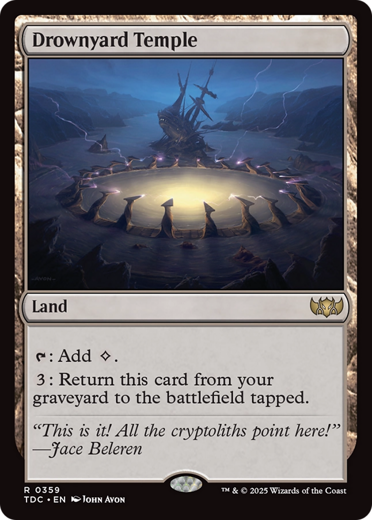 Drownyard Temple [Tarkir: Dragonstorm Commander] | Empire Gaming NC