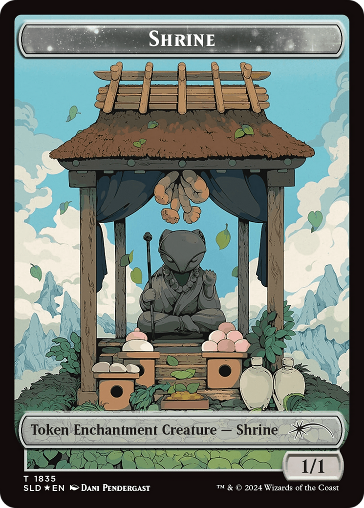 Shrine Token (Rainbow Foil) [Secret Lair: From Cute to Brute Tokens] | Empire Gaming NC