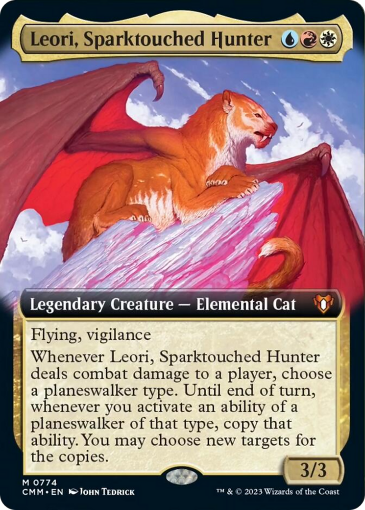 Leori, Sparktouched Hunter (Extended Art) [Commander Masters] | Empire Gaming NC