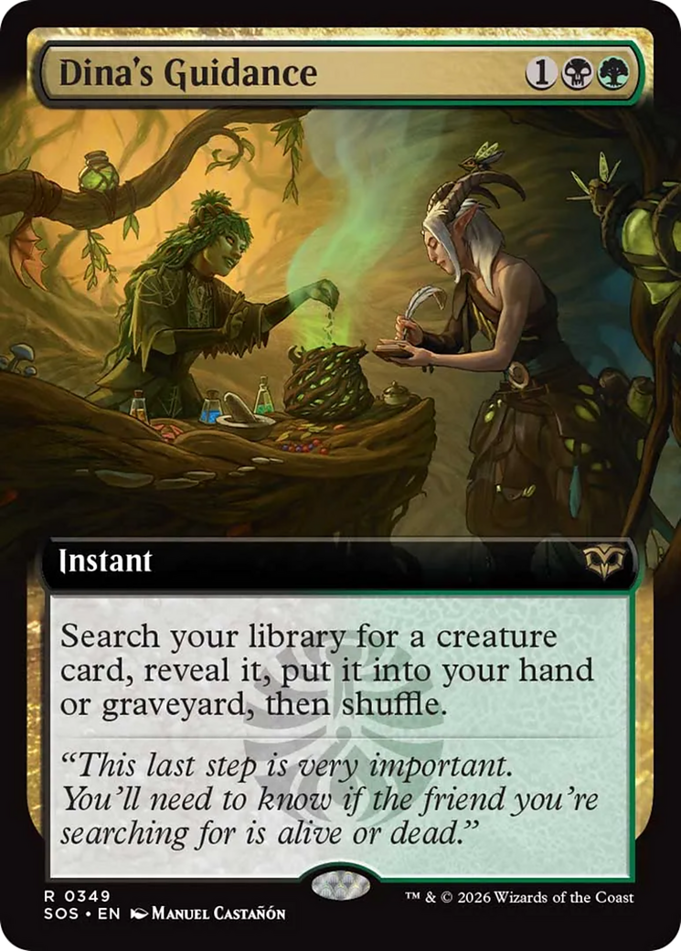 Dina's Guidance (Extended Art) [Secrets of Strixhaven] | Empire Gaming NC