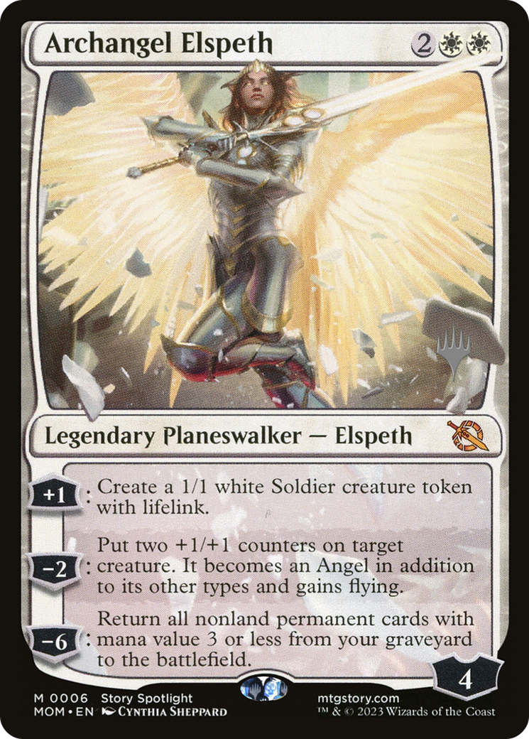 Archangel Elspeth (Promo Pack) [March of the Machine Promos] | Empire Gaming NC