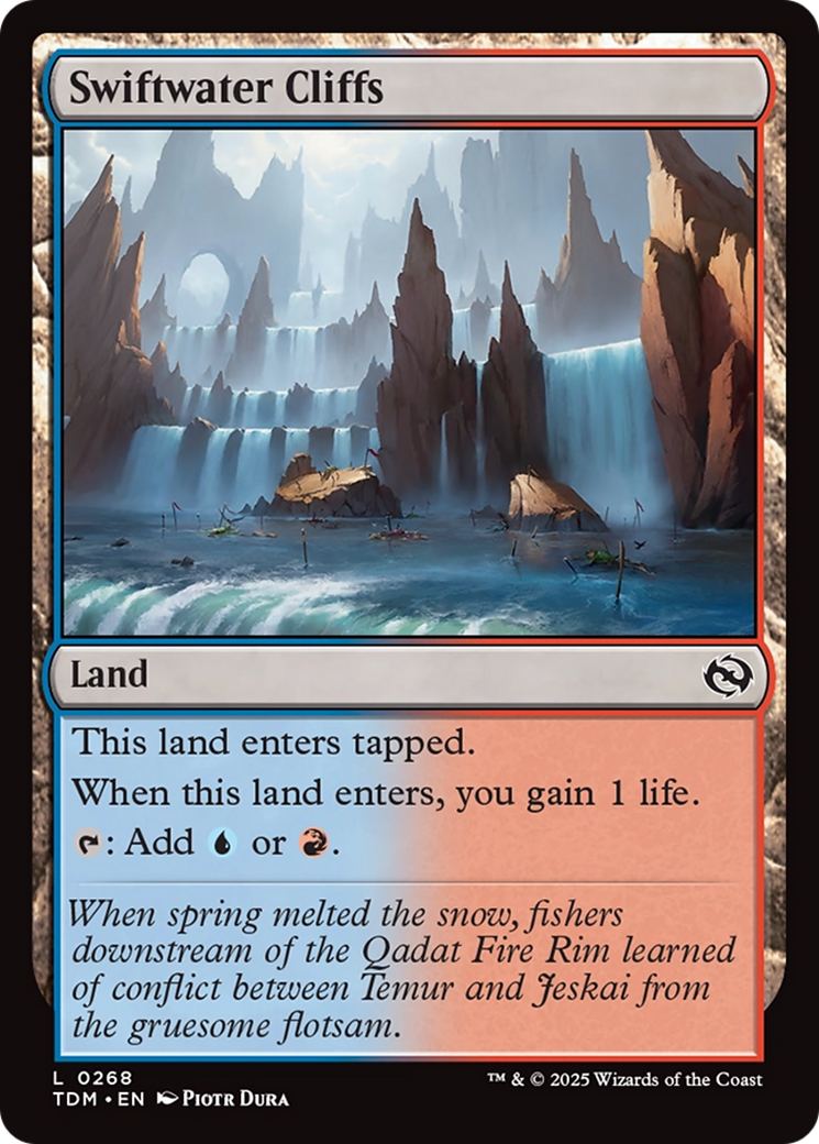 Swiftwater Cliffs [Tarkir: Dragonstorm] | Empire Gaming NC