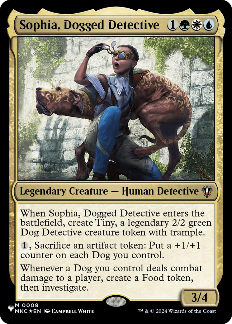 Sophia, Dogged Detective (MKC) [The List] | Empire Gaming NC