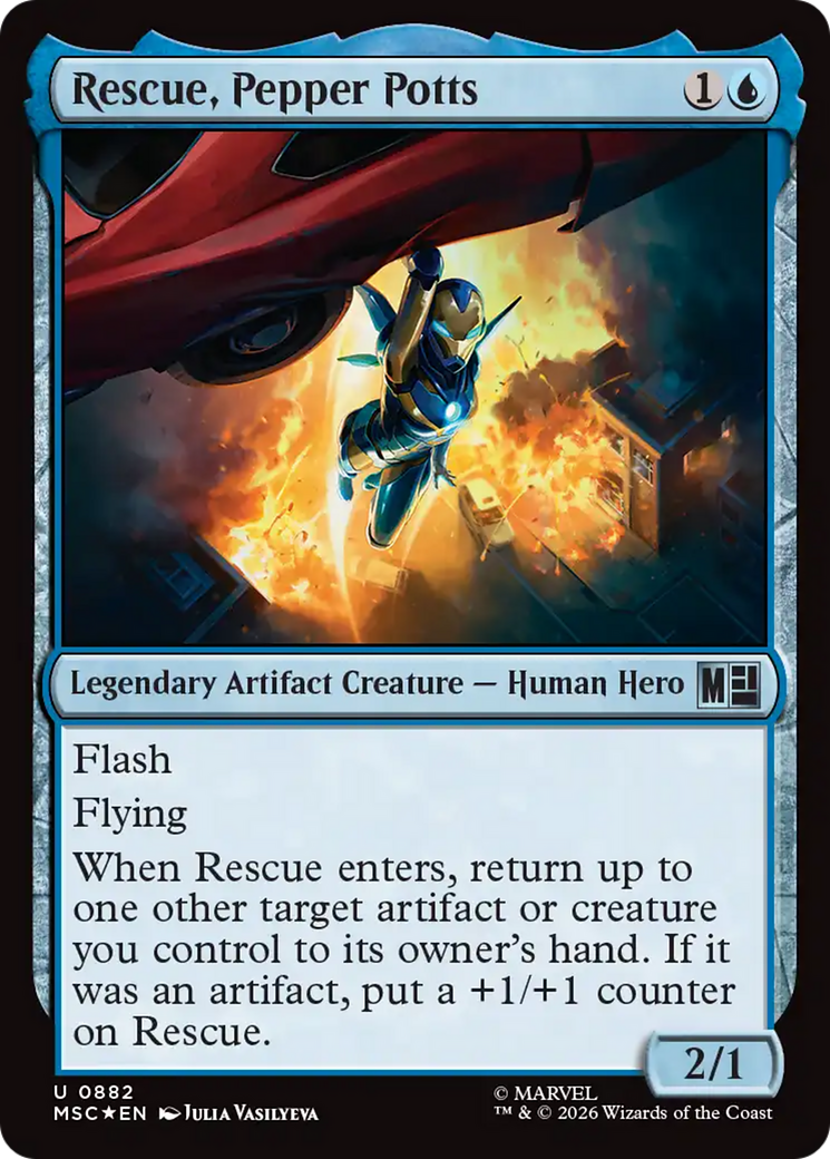 Rescue, Pepper Potts (Surge Foil) [Marvel Super Heroes Commander] | Empire Gaming NC