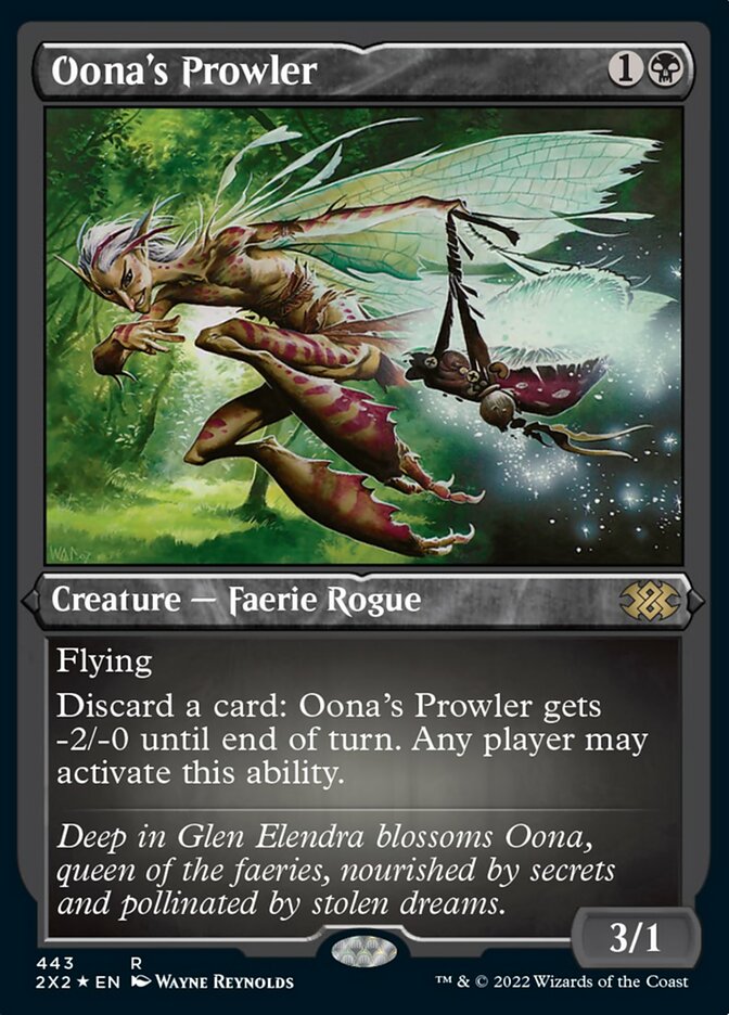 Oona's Prowler (Foil Etched) [Double Masters 2022] | Empire Gaming NC