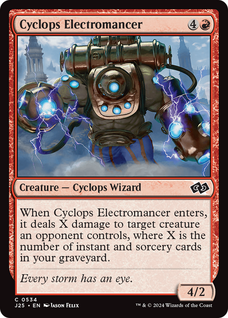 Cyclops Electromancer [Foundations Jumpstart] | Empire Gaming NC