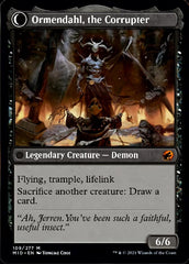 Jerren, Corrupted Bishop // Ormendahl, the Corrupted [Innistrad: Midnight Hunt] | Empire Gaming NC