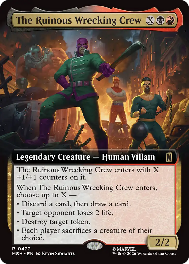 The Ruinous Wrecking Crew (Extended Art) [Marvel Super Heroes] | Empire Gaming NC