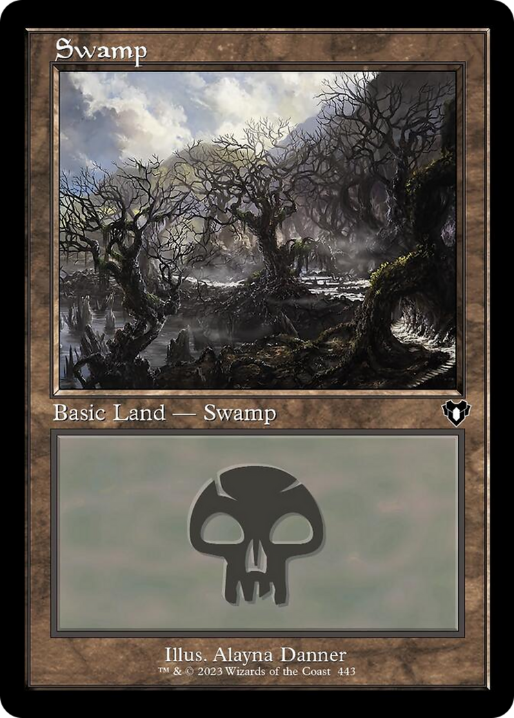 Swamp (443) (Retro) [Commander Masters] | Empire Gaming NC