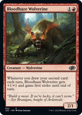 Bloodhaze Wolverine [Jumpstart 2022] | Empire Gaming NC