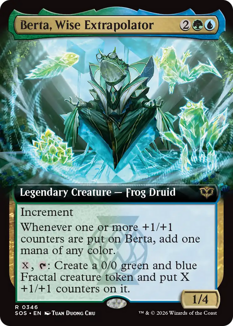 Berta, Wise Extrapolator (Extended Art) [Secrets of Strixhaven] | Empire Gaming NC