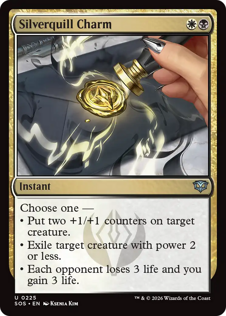 Silverquill Charm [Secrets of Strixhaven] | Empire Gaming NC