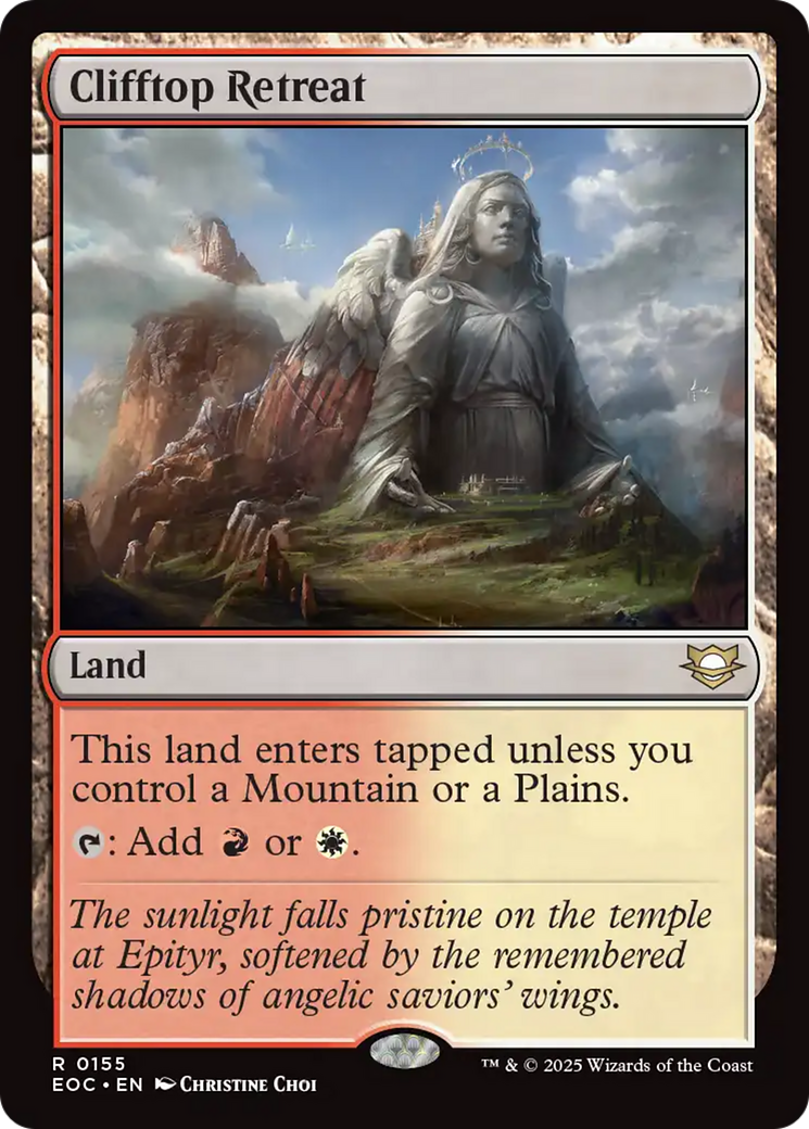 Clifftop Retreat [Edge of Eternities Commander] | Empire Gaming NC