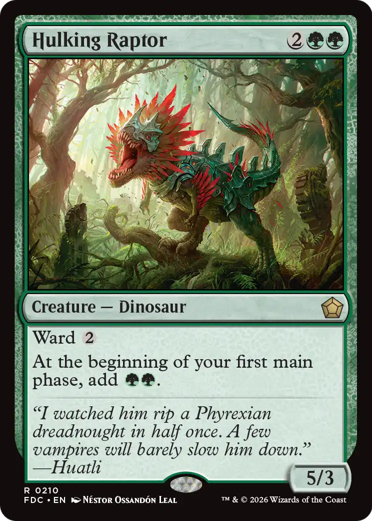 Hulking Raptor [Foundations Commander] | Empire Gaming NC