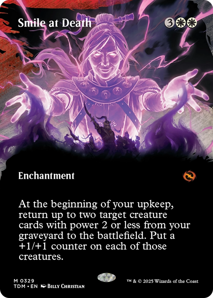 Smile at Death (Borderless) [Tarkir: Dragonstorm] | Empire Gaming NC