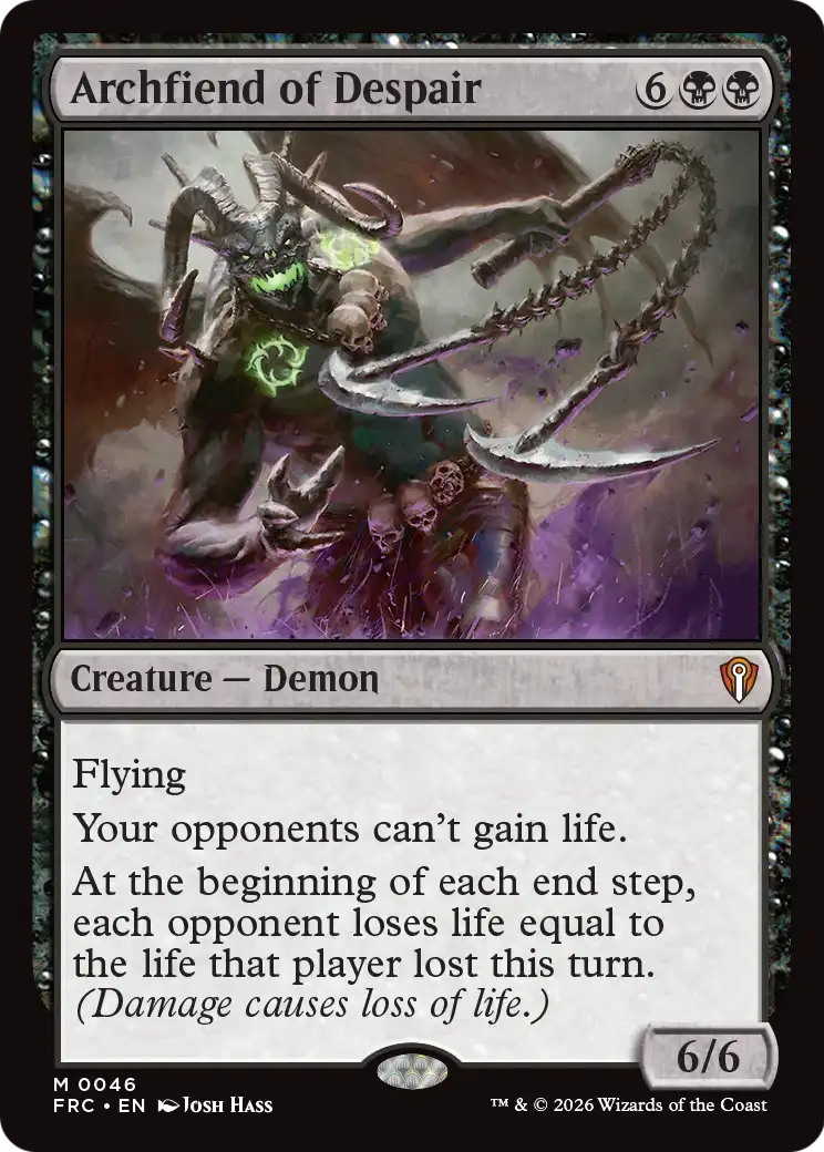 Archfiend of Despair [Reality Fracture Commander] | Empire Gaming NC
