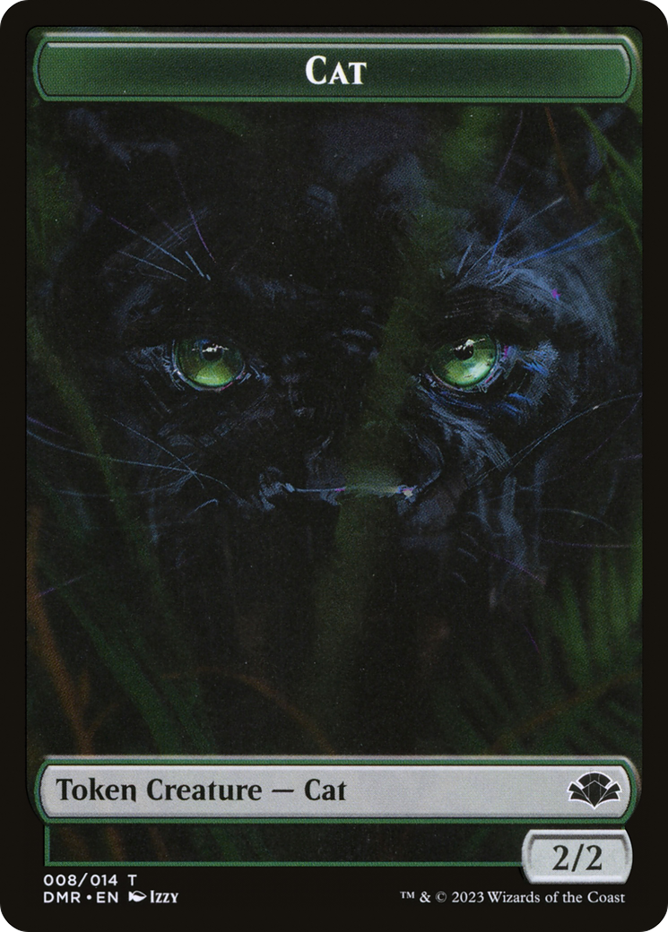 Cat Token (008) [Dominaria Remastered Tokens] | Empire Gaming NC