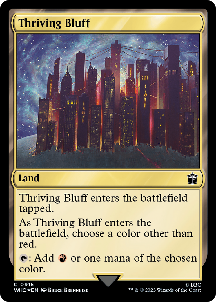 Thriving Bluff (Surge Foil) [Doctor Who] | Empire Gaming NC