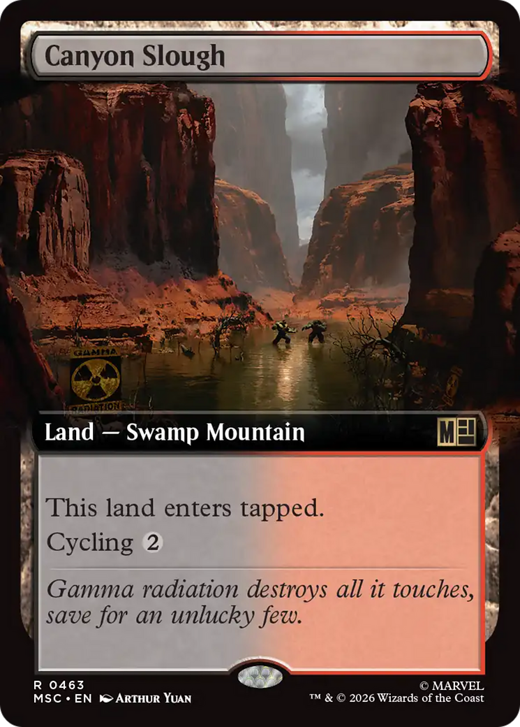 Canyon Slough (Extended Art) [Marvel Super Heroes Commander] | Empire Gaming NC
