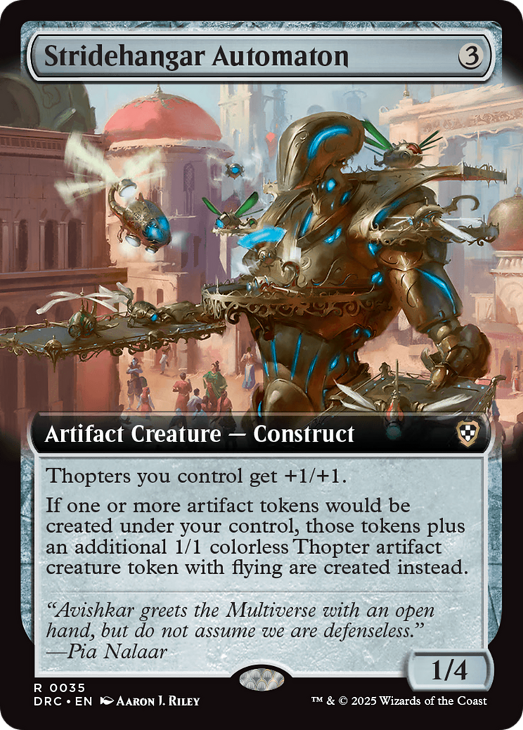 Stridehangar Automaton (Extended Art) [Aetherdrift Commander] | Empire Gaming NC