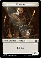 Vampire // Vampire Demon Double-Sided Token [The Lost Caverns of Ixalan Tokens] | Empire Gaming NC