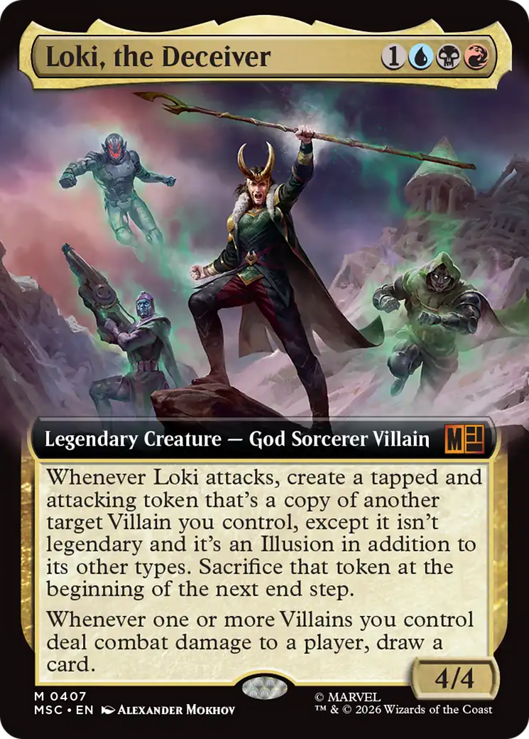 Loki, the Deceiver (Extended Art) [Marvel Super Heroes Commander] | Empire Gaming NC