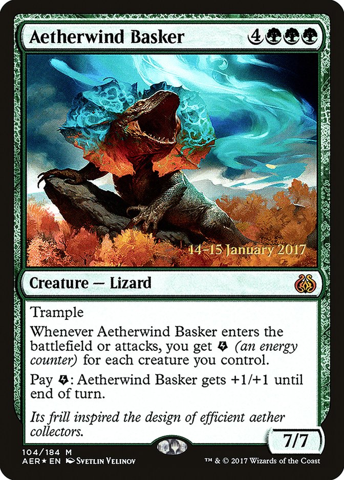 Aetherwind Basker [Aether Revolt Prerelease Promos] | Empire Gaming NC