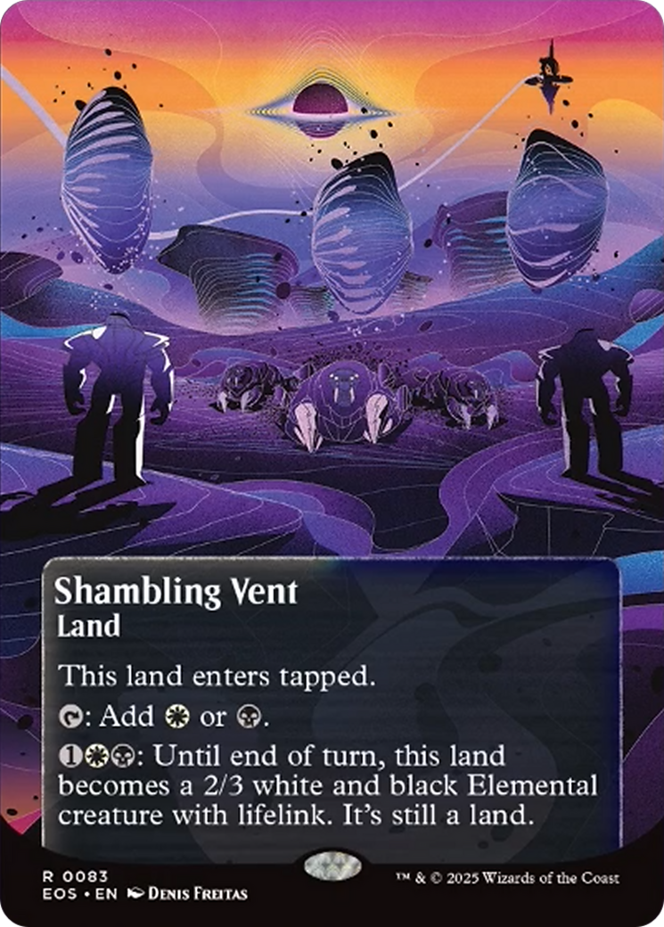 Shambling Vent (0083) (Borderless) [Edge of Eternities: Stellar Sights] | Empire Gaming NC