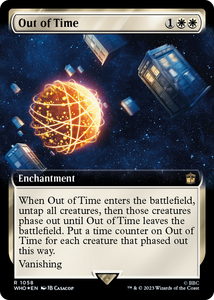 Out of Time (Extended Art) (Surge Foil) [Doctor Who] | Empire Gaming NC